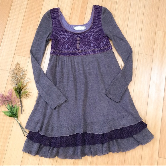 Modcloth Dresses & Skirts - Modcloth A’reve purple sweater dress, L.